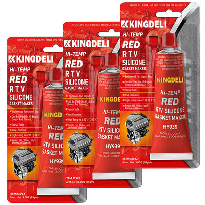 Paintable Waterproof Gasket RTV Sealant Red 85g ODM