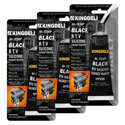 Black Low Modulus Neutral Cure Silicone Sealant Waterproof Outdoor OEM